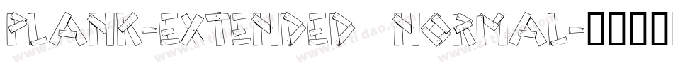 Plank-Extended Normal字体转换